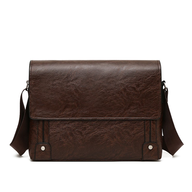 Leatherwork Designs - Erkekler İçin PU Deri Çanta Boston