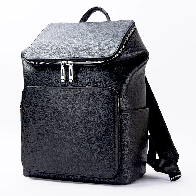 Leather Work Rucksack Mens - Hakiki Deri Erkek Sırt Çantası, 15