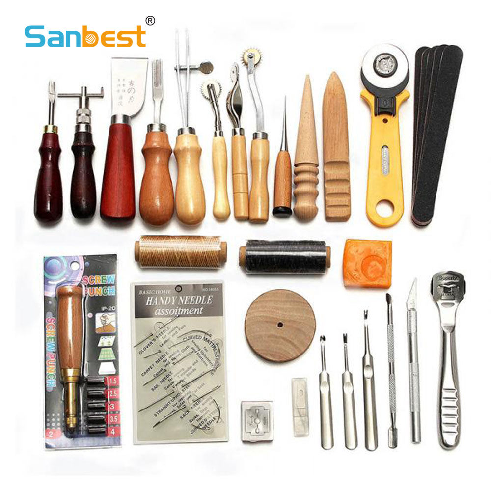 Sanbest profesyonel deri zanaa - Groover Stitching Tool incelemesi ve fiyatı
